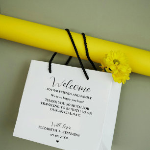 Sacola Para Presentes Grande Bolsas de convidados do hotel de boas-vindas do ca