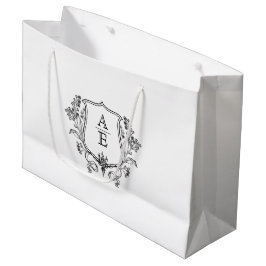 Sacola Para Presentes Grande Bolsas de Presente de Casamento Monograma para Con