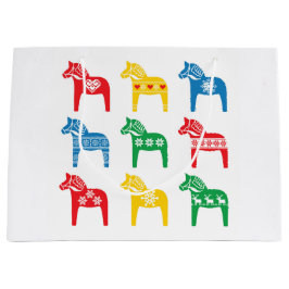 SACOLA PARA PRESENTES GRANDE BOLSAS DE PRESENTE DE CAVALO DALA ESCANDINAVA