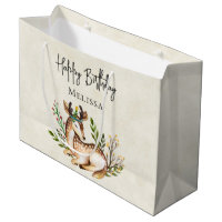 Bonito Aquarela Deer Ling Down Boho Birthday