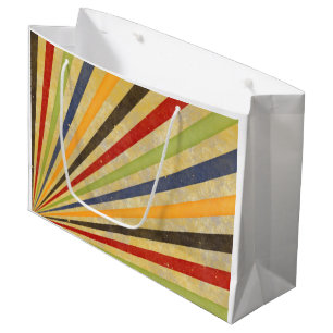 Sacola Para Presentes Grande Bonito Raios de Grunação Retroativa + suas ideias