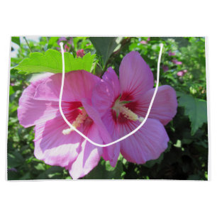 Sacola Para Presentes Grande Bonito rosa rosa rosa da foto de Sharon