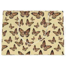 Borboletas Monarcas em Amarelo