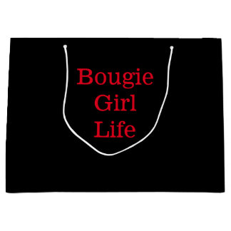 Sacola Para Presentes Grande Bougie Girl Gift Bag