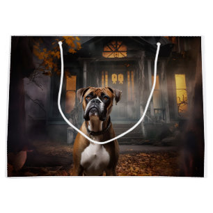 Sacola Para Presentes Grande Boxer Halloween Assustador
