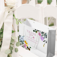 Bridesmaid Wildflower Lawn White Obrigado Grande