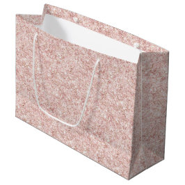 Sacola Para Presentes Grande Brilho Rosa Bege Brilho Aniversário