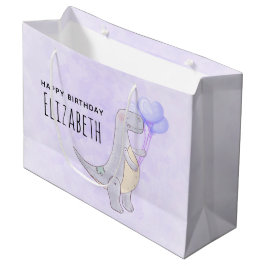 Sacola Para Presentes Grande Brinquedo de Tiranossauro Rex Dinossauro Cinto com
