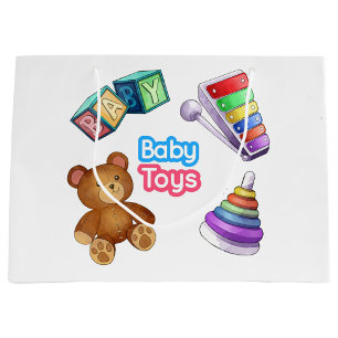 Sacola Para Presentes Grande Brinquedos bebês