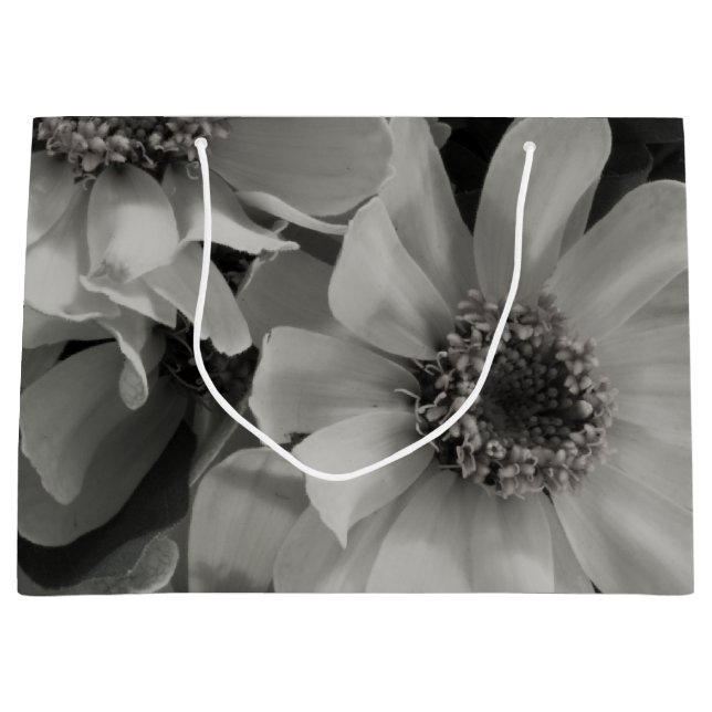 Sacola Para Presentes Grande Brown Eyed Susan Flowers (Frente)