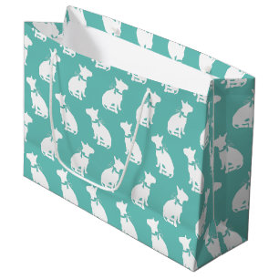 Sacola Para Presentes Grande Bull Terrier Dog Puppy