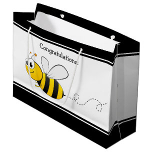 Sacola Para Presentes Grande Bumble Bee Large Gift Bag