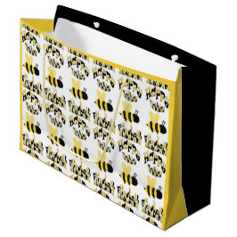 Sacola Para Presentes Grande Bumblebee Único - Desenho Personalizado B-Dia