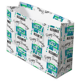 Sacola Para Presentes Grande Bunt House Jumping Castle Birthday