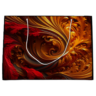 Sacola Para Presentes Grande Burgundy é uma batida