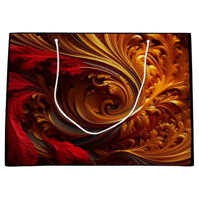 Sacola Para Presentes Grande Burgundy é uma batida (Frente)