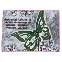 Sacola Para Presentes Grande Butterfly Van Gogh