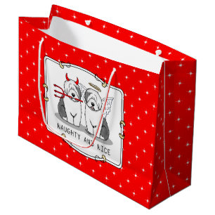 Sacola Para Presentes Grande Cães de Ovelhas e Velhas Cães de Ovelhas Inglês (C