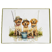 Cães Labrador Retriever Pescando