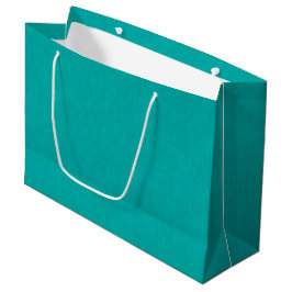 Sacola Para Presentes Grande Calm & simple  Turquoise textured background 