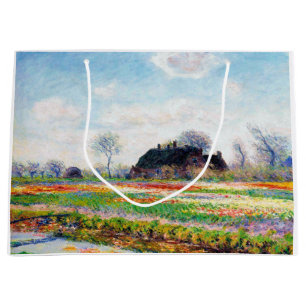 Sacola Para Presentes Grande Campos Tulip nos Países Baixos, Monet