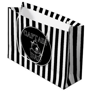 Sacola Para Presentes Grande Capitã Pai - Ghosted Galleon Gift Bag
