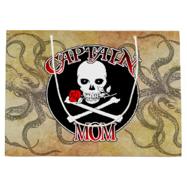 Sacola Para Presentes Grande Capitão Mãe - Embalada por Deep