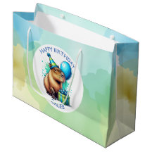 Capybara Themed Boy's Birthday Party Personalized