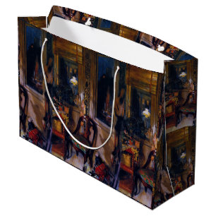 Sacola Para Presentes Grande Carl Larsson Vintage O Canto Dos Brinquedos