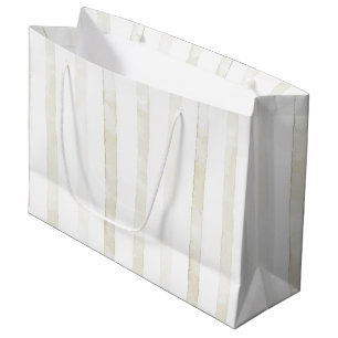 Sacola Para Presentes Grande Casamento de Creme Branco Marfim