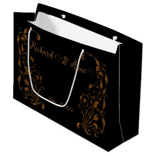 Sacola Para Presentes Grande Casamento vintage Romântico Steampunk Fairytale