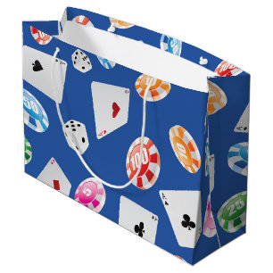 Sacola Para Presentes Grande Casino, padrão dos acessórios dos jogos 6