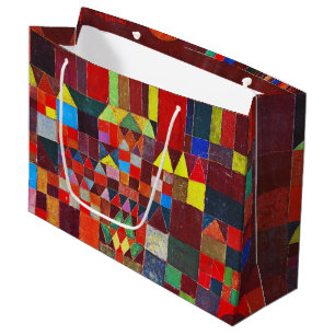 Sacola Para Presentes Grande Castle e Sun, Paul Klee Large Gift Bag
