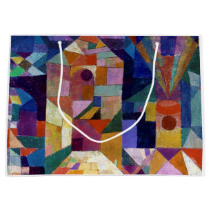 Sacola Para Presentes Grande Castle Garden, Paul Klee