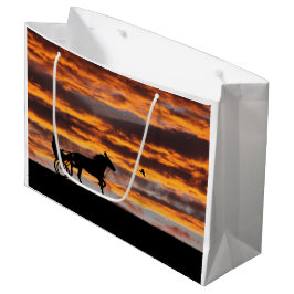 Sacola Para Presentes Grande Cavalo-de-Troia Padrão Gift Bag