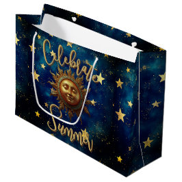 Sacola Para Presentes Grande Celebração Estival Celestial
