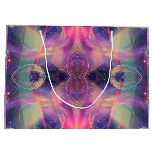 Sacola Para Presentes Grande Celestial Kaleidoscopic Dreams