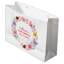 Chá de Bebê Menina Flor Silvestre Joaninha