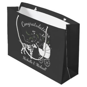 Sacola Para Presentes Grande Chá de fraldas de Cães Goldendoodododododle