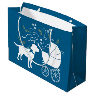 Sacola Para Presentes Grande Chá de fraldas francês Bulhdog francês Frenchy
