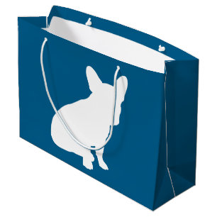 Sacola Para Presentes Grande Chá de fraldas francês Bulhdog francês Frenchy