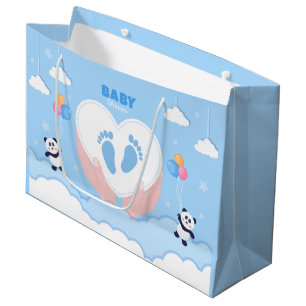 Sacola Para Presentes Grande chá do bebê doido