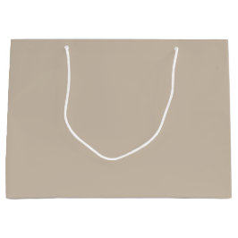 Sacola Para Presentes Grande Chalkboard Snowman Khaki