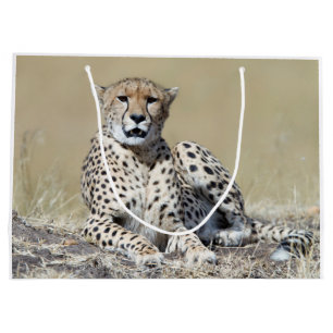 Sacola Para Presentes Grande Cheetah