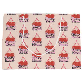 Sacola Para Presentes Grande Cherry Bloom Large Gift Bag