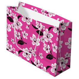 Sacola Para Presentes Grande CHERRY BLOSSOM - SAKURA (PINK) Saco de presentes