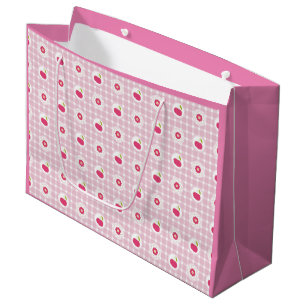 Sacola Para Presentes Grande Cherry Picnic Gift Bag