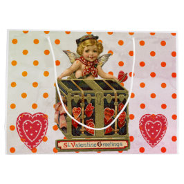 Sacola Para Presentes Grande Cherubs e HEART Gift Bag