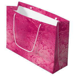 Sacola Para Presentes Grande Chic Rosa Glam Feminino Aniversário