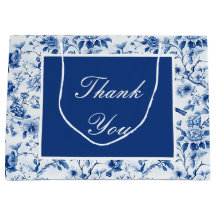 Chinoiserie Blue Birds and Flowers Chá de fraldas